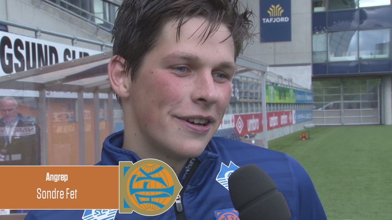 Sondre Fet etter kampen mot Odds BK